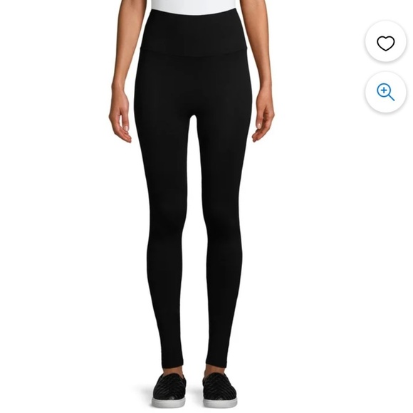 Warner’s Blissful Benefits Black Seamless Leggings Size L/X-Large NEW - Picture 1 of 7